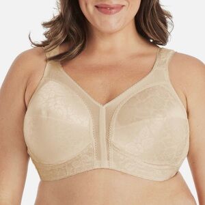 Playtex 18 Hours Comfort Strap Bra Size 54C Wire Free Smoothing Back Beige